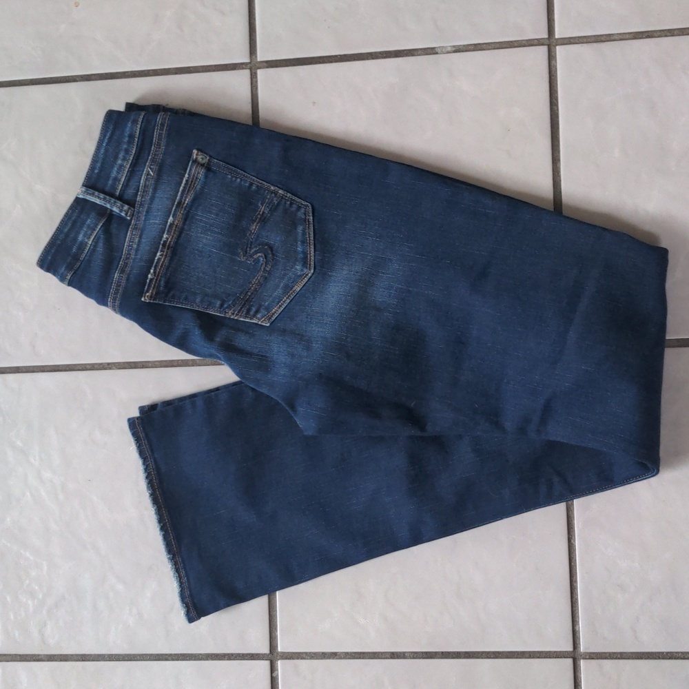 Silver women's sz 32/35 long Avery jean